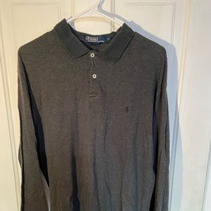 Men’s long sleeve polo